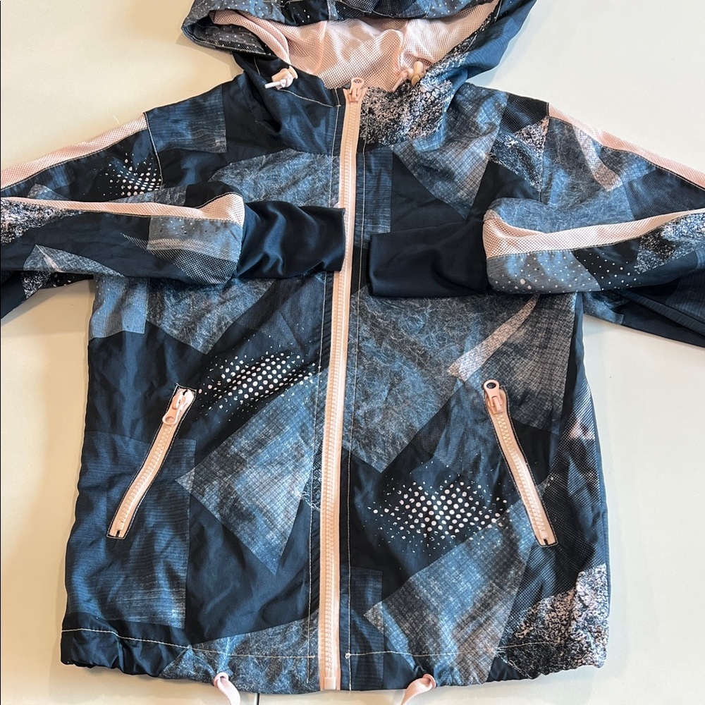 ZYIA Active - Navy Blue and Pink, lightweight‎ jacket, 10-11